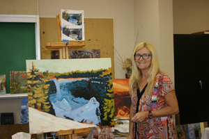 Angie teaching for Okanagan School of Arts
2015