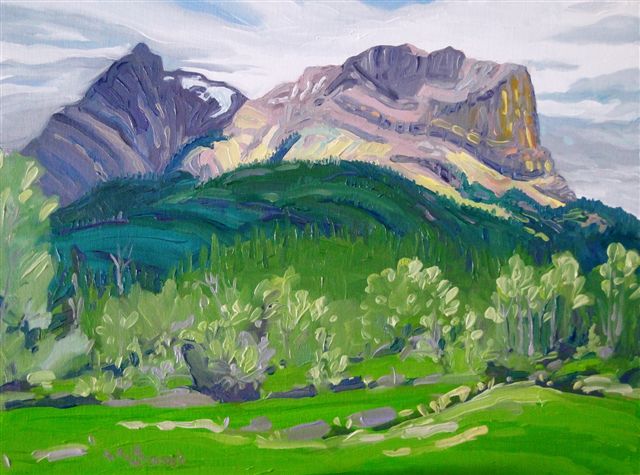 Afternoon Light
                          Jasper oil done on location near Pocahontis