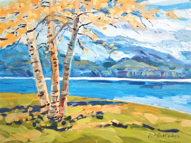 Birch Trees at Sunoka Beach South
                          Okanagan