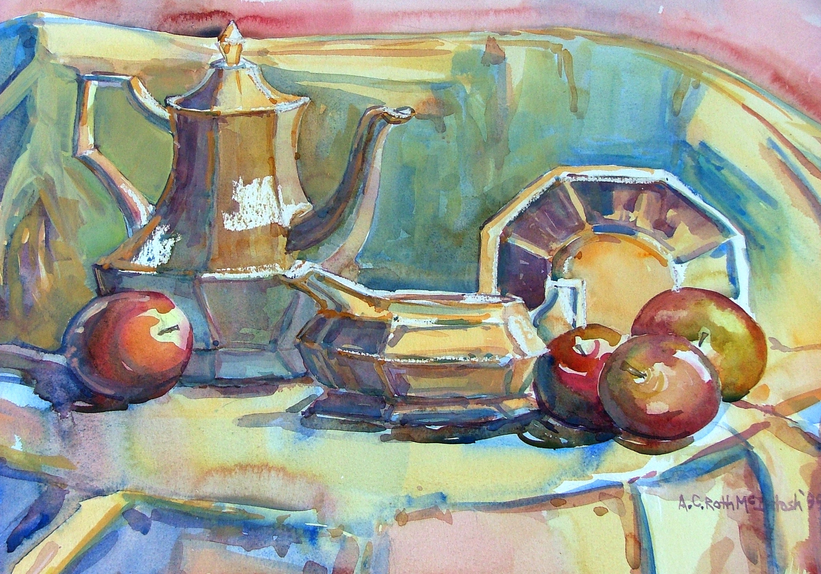 Yellow Tea Pot