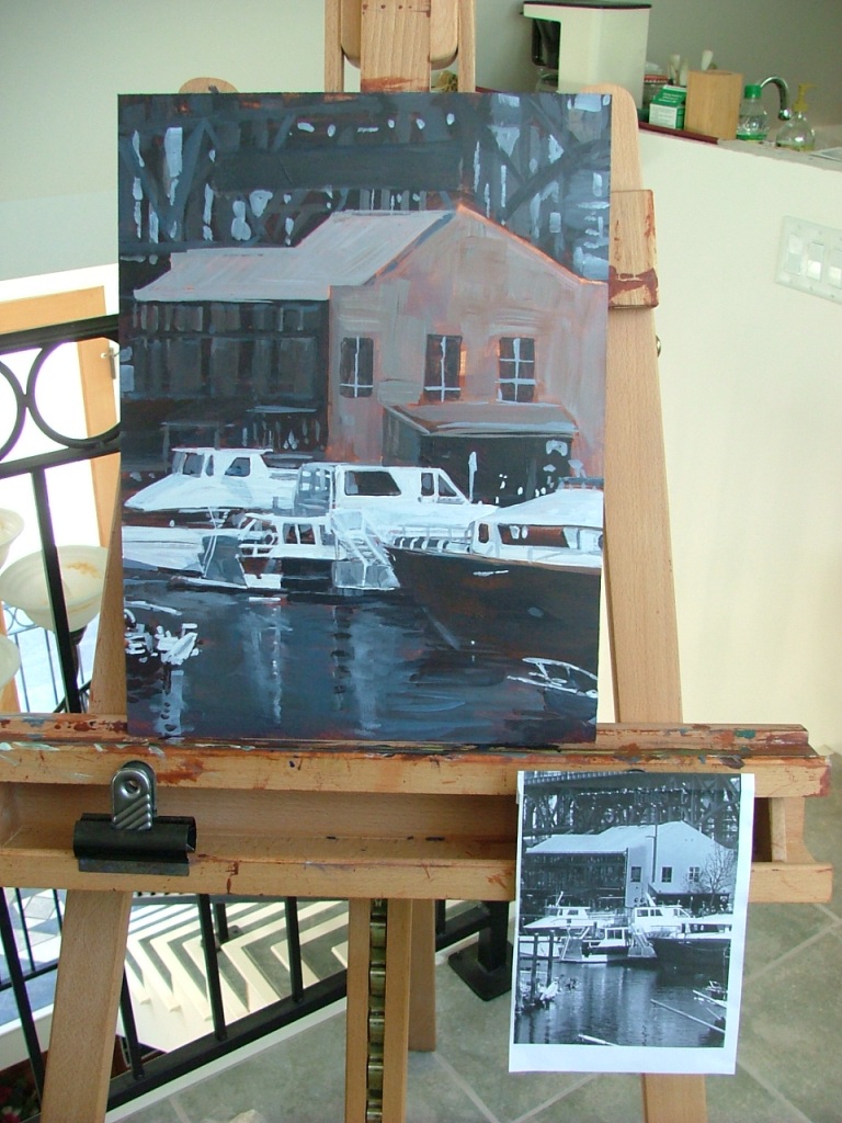 Painting in its understudy phase