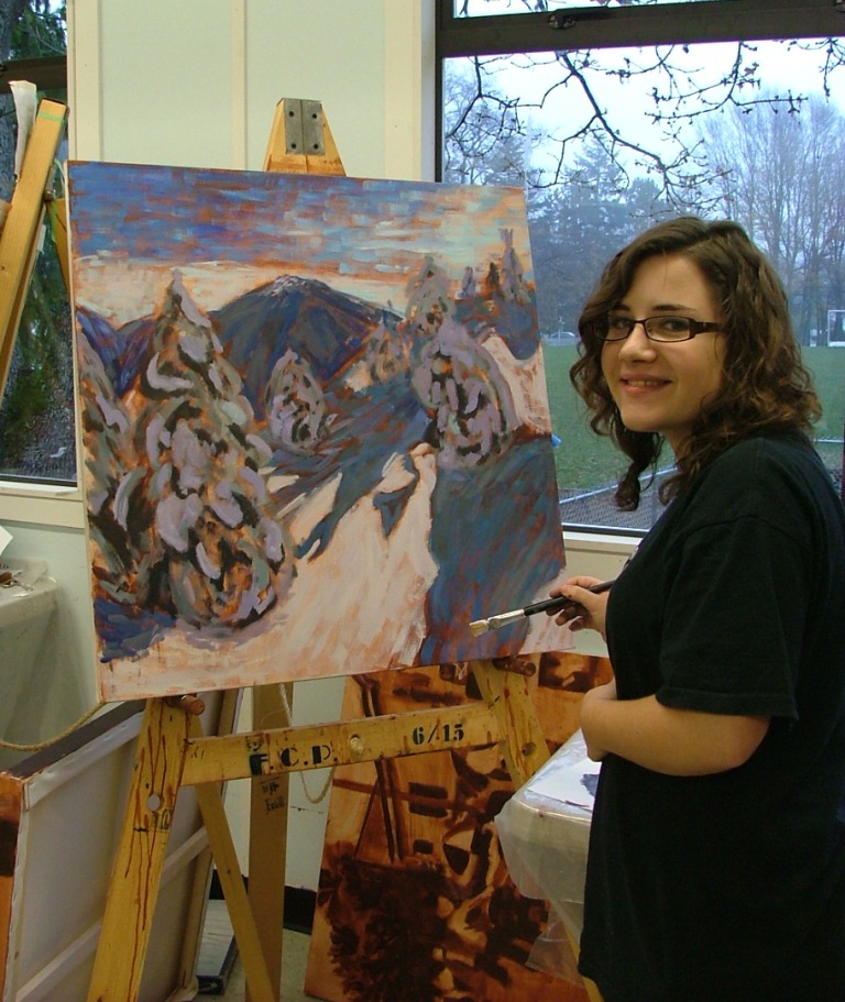 Melissa's painting of Apex
