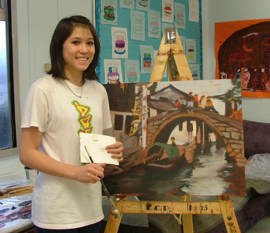 April's finished work
