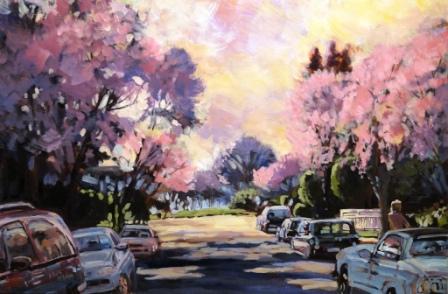 Spring Blossoms
                        Vancouver acrylic by Angie Roth McIntosh